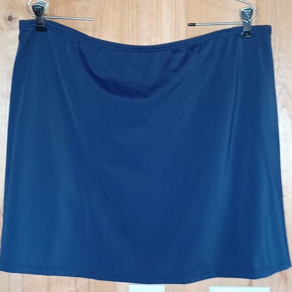 New QVC It Figures Hip Hider Swim Suit Skirt Women's 20W Navy Blue - Picture 2 of 7